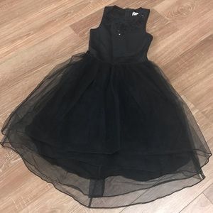 Girls Abercrombie 4T Black Dress Size 5 / 6 Tulle